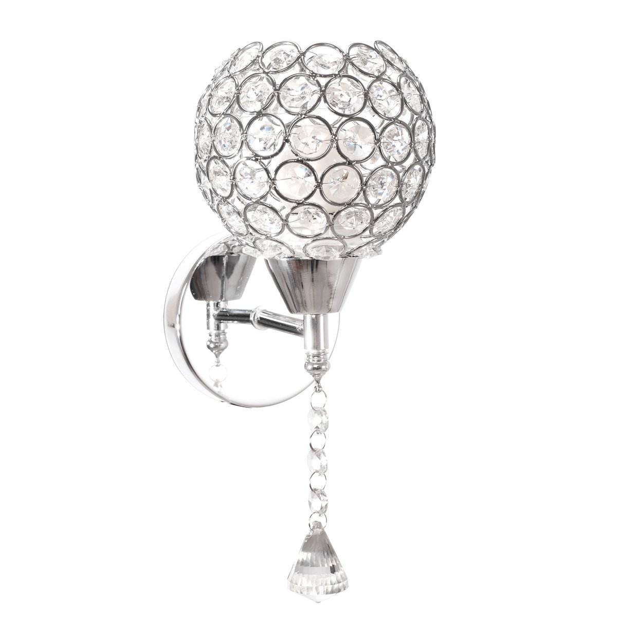 Lampa Ścienna Kinkiet Nowoczesny Glamour Kryształ