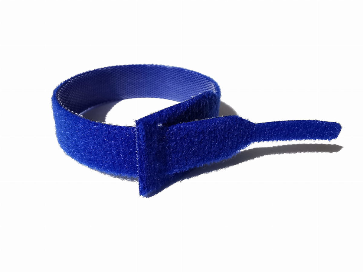 Opaski Rzepowe Organizer Kabli Do Spinania Self Straps 20X300 Mm – Niebieskie 10 Szt