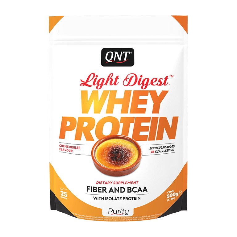 QNT - Light Digest Whey Protein - 500 g creme brulee