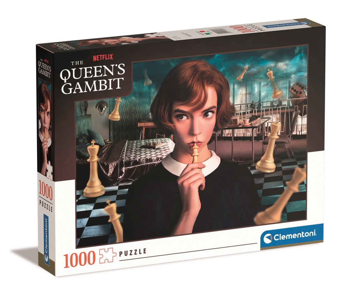 Puzzle 1000 Gambit Królowej Netflix - Clementoni