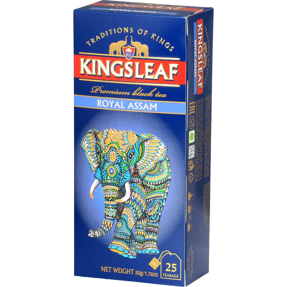 Kingsleaf ASSAM czarna herbata INDYJSKA saszetki – 25 x 2 g