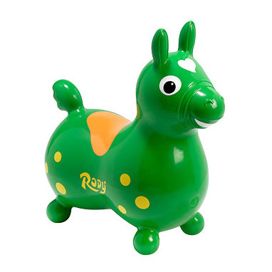 Konik skoczek Rody do skakania GYMNIC Zielony