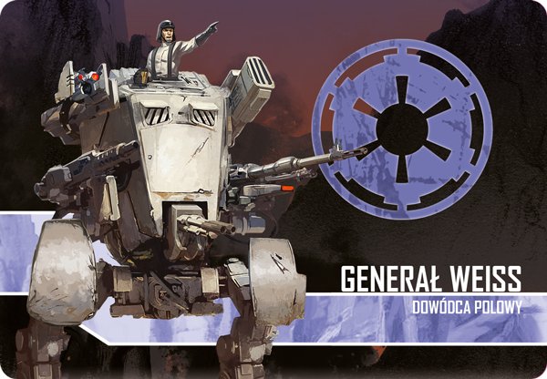 Galakta Star Wars Imperium Atakuje Generał Weiss Dowódca polowy zestaw przeciwnika)