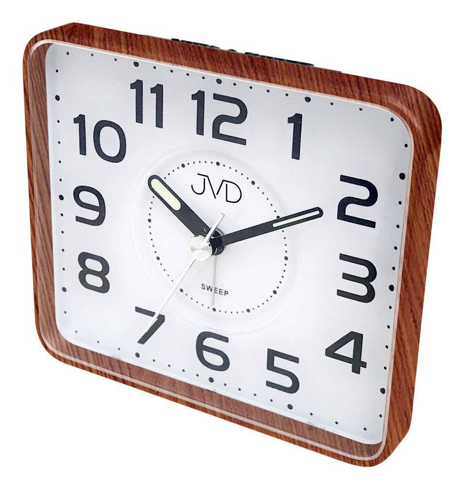 JVD Budzik SRP882.4 z płynącym sekundnikiem uniwersalny 10603-uniw