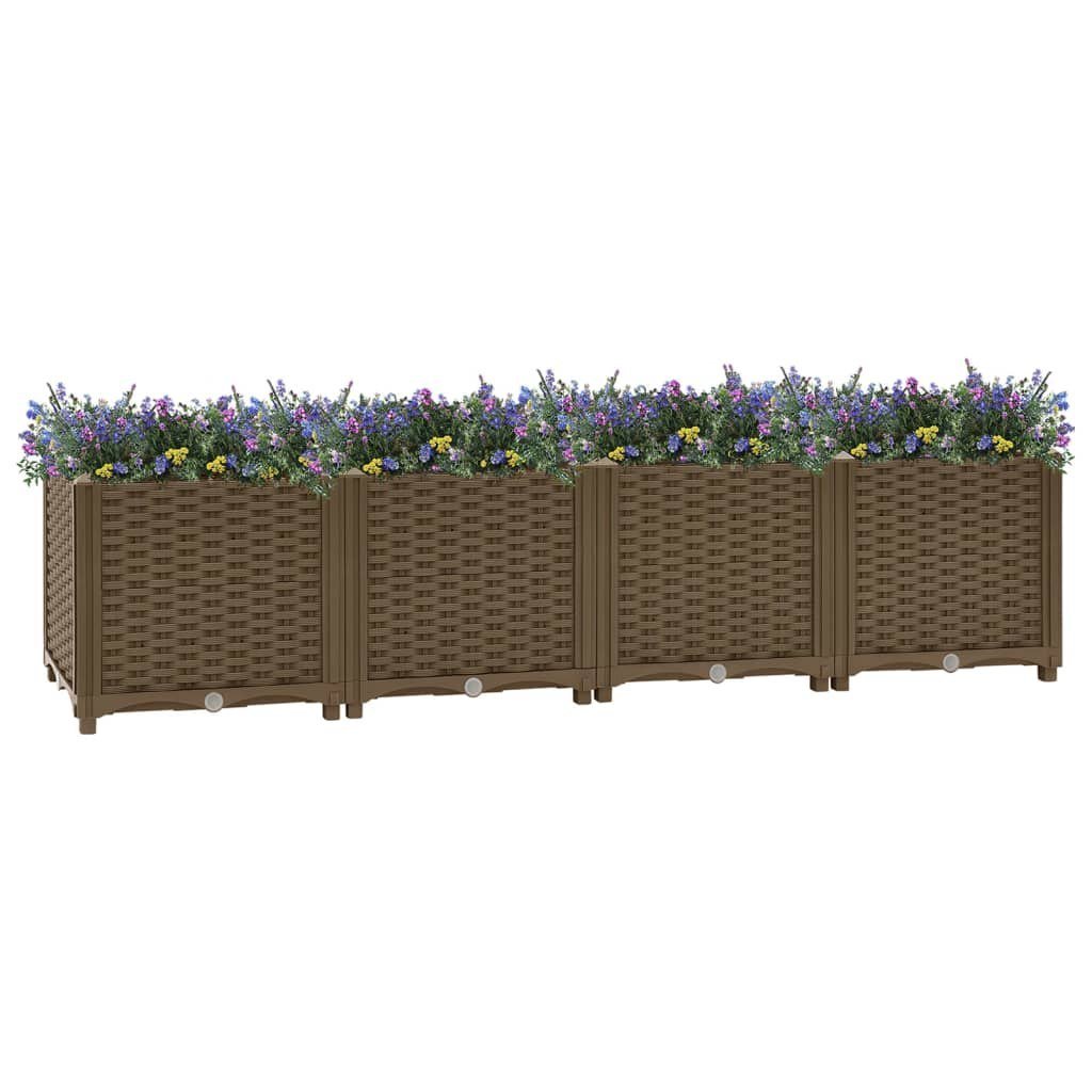 vidaXL Donica do podniesionej rabaty, 160x40x38 cm, polipropylen