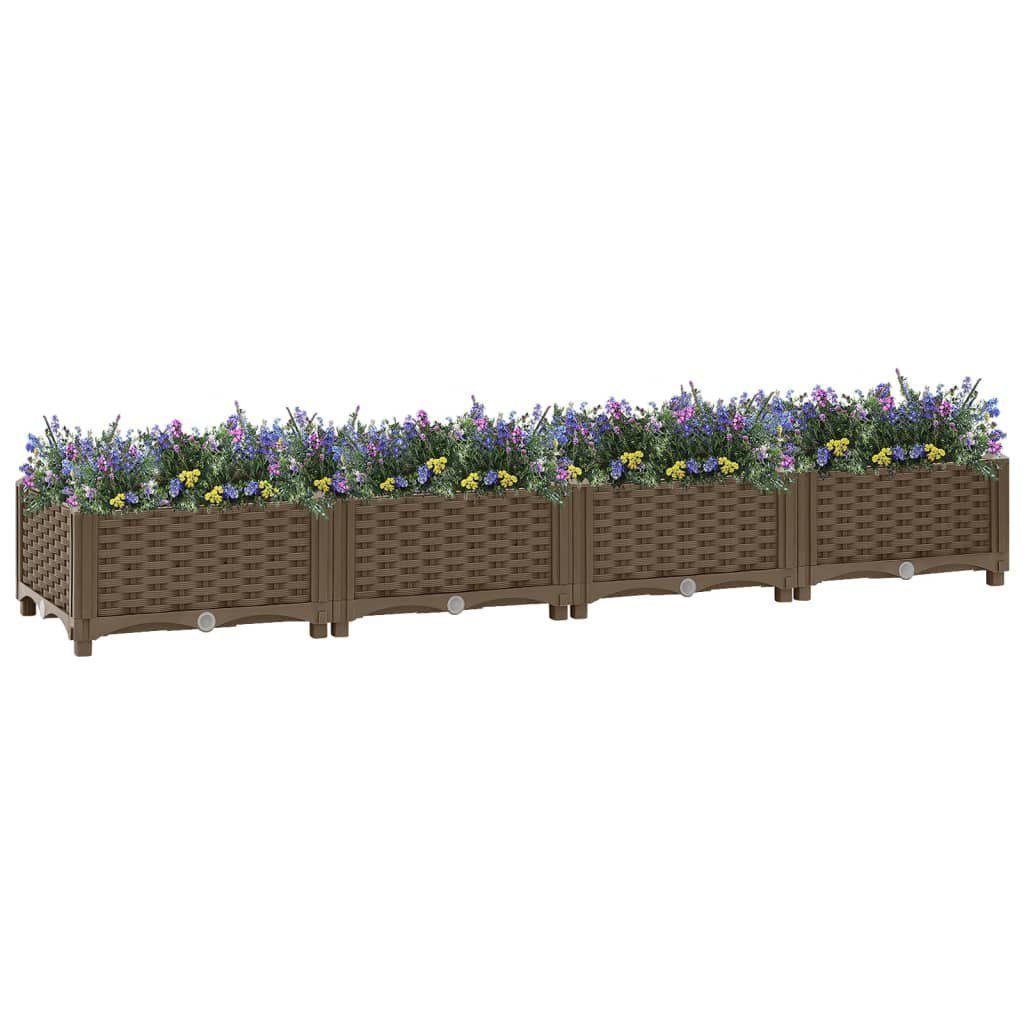vidaXL Donica do podniesionej rabaty, 160x40x23 cm, polipropylen