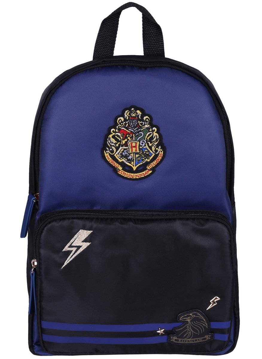 Czarno-Granatowy Plecak Ravenclaw Harry Potter