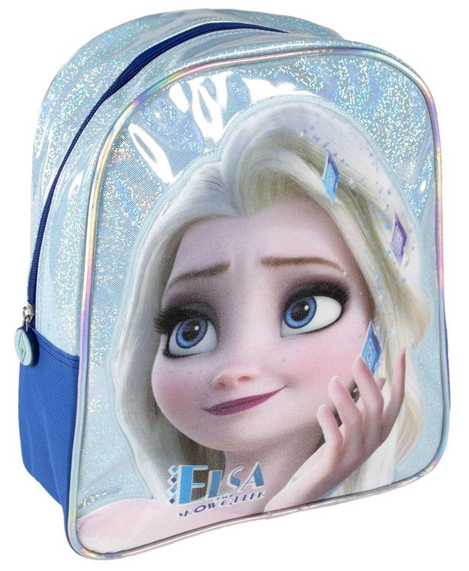 Plecak dziecięcy błyszczący Frozen II - niebieski
