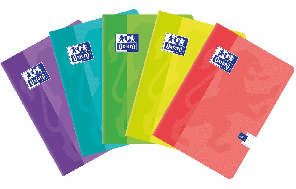 Oxford Zeszyt A5 Sweet w linie 32 kartki 10 sztuk mix