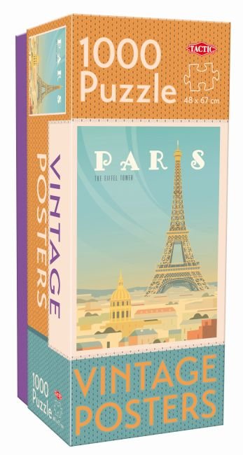 Puzzle 1000 Vintage Cities Paris - Tactic