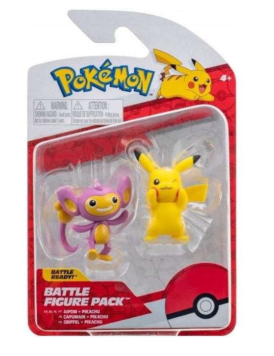 Pokemon. Zestaw 2 Figurek Pikachu I Aipom