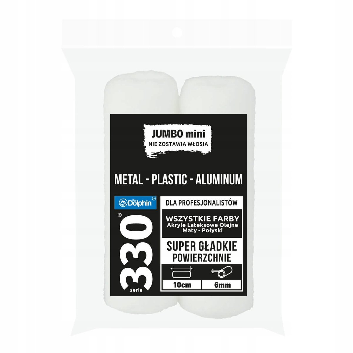 BLUE DOLPHIN WAŁEK BLUE DOLPHIN 330 Jumbo mini ACRYLIC 10cm x 6mm x 2 s3.566_548257