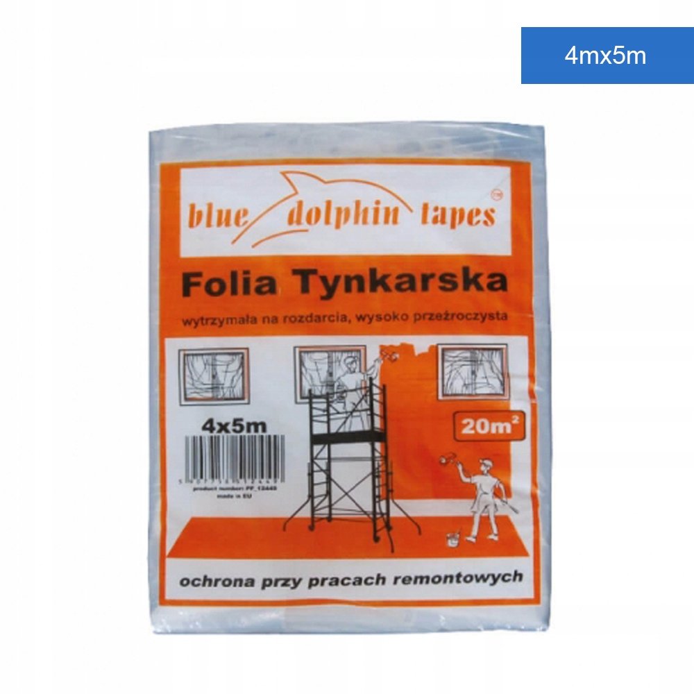 Xl - tape Folia tynkarska PF_12449 4mx5m BLUEDOLPHIN AAFOCK