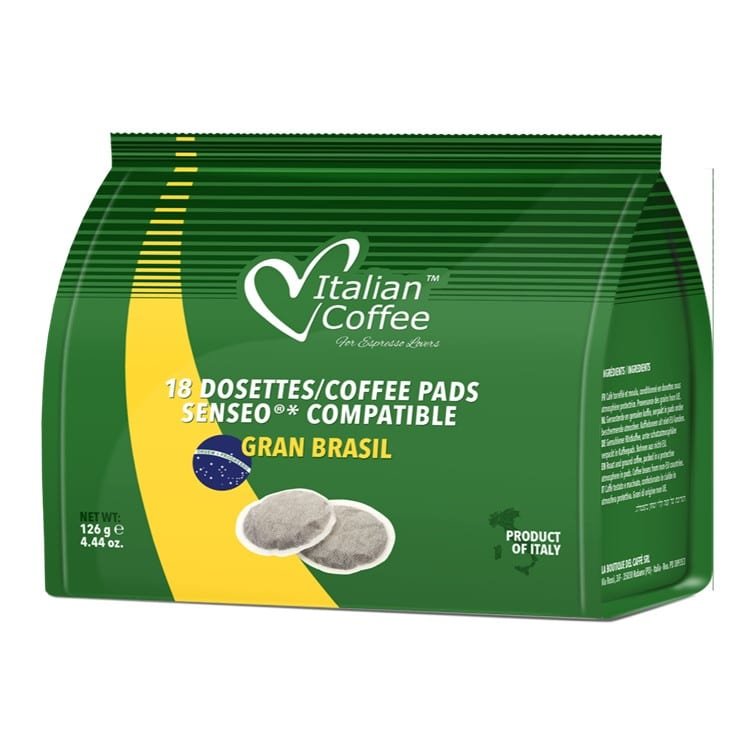 Italian Coffee Brasil Senseo pads - 18 saszetek