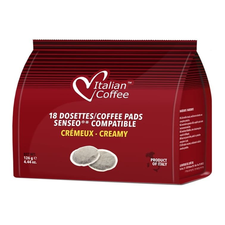 Italian Coffee Cremoso pads - 18 saszetek