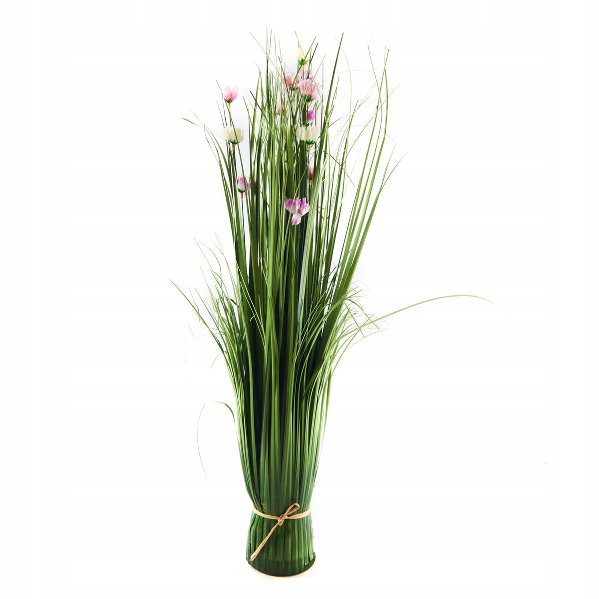 Sztuczna Trawa Fejka Z Kwiatami Dekoracja 60Cm