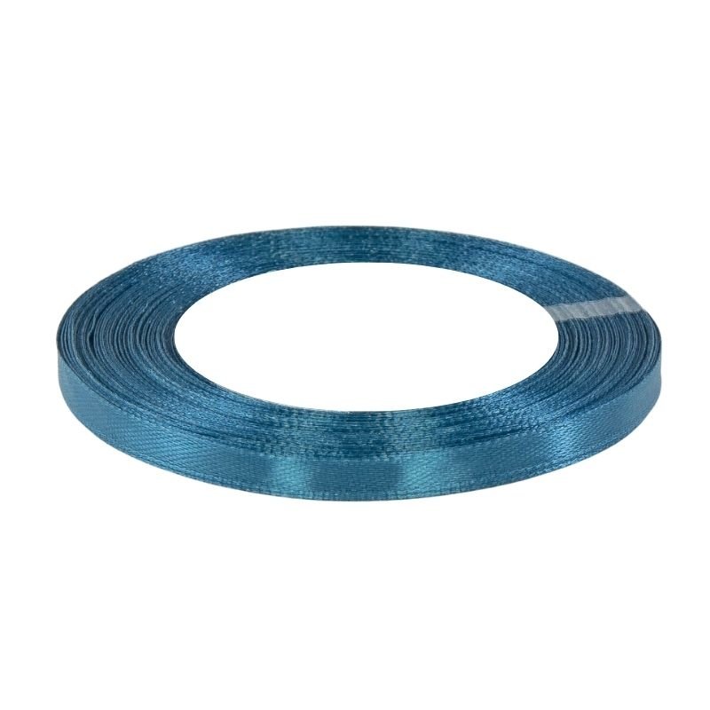 Wstążka Satynowa Ciemno Morska 6Mm X 36Y