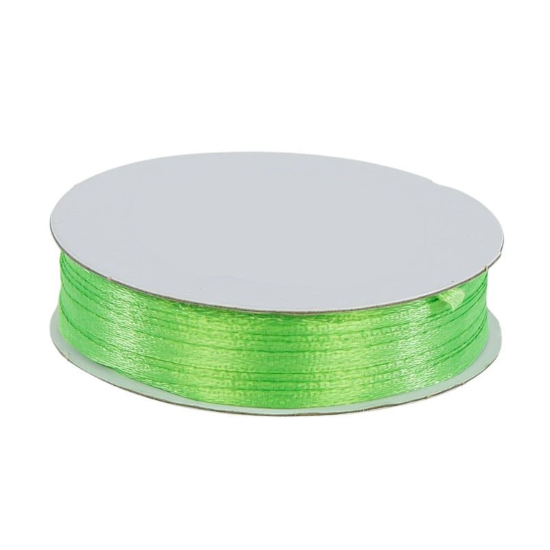 Wstążka Satynowa Jasno Zielona 3Mm X 50Y
