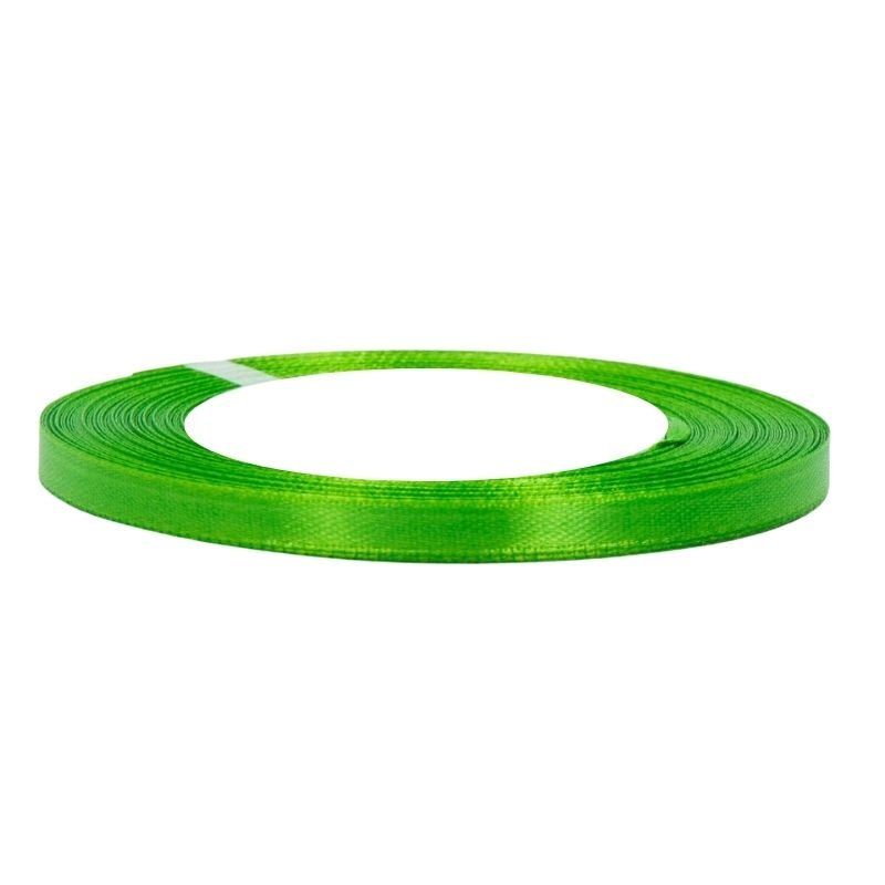 Wstążka Satynowa Zieleń Trawy 6Mm X 36Y