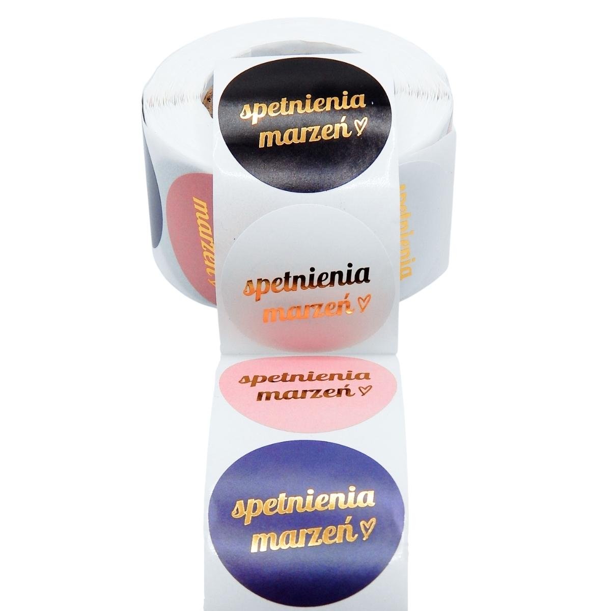 Naklejki Ozdobne 3,8 Cm Spełnienia Marzeń 100 Szt.