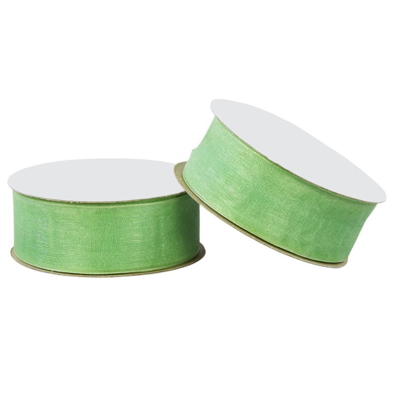 Wstążka Organza Dekoracyjna Pistacjowa 25Mm X 25Y
