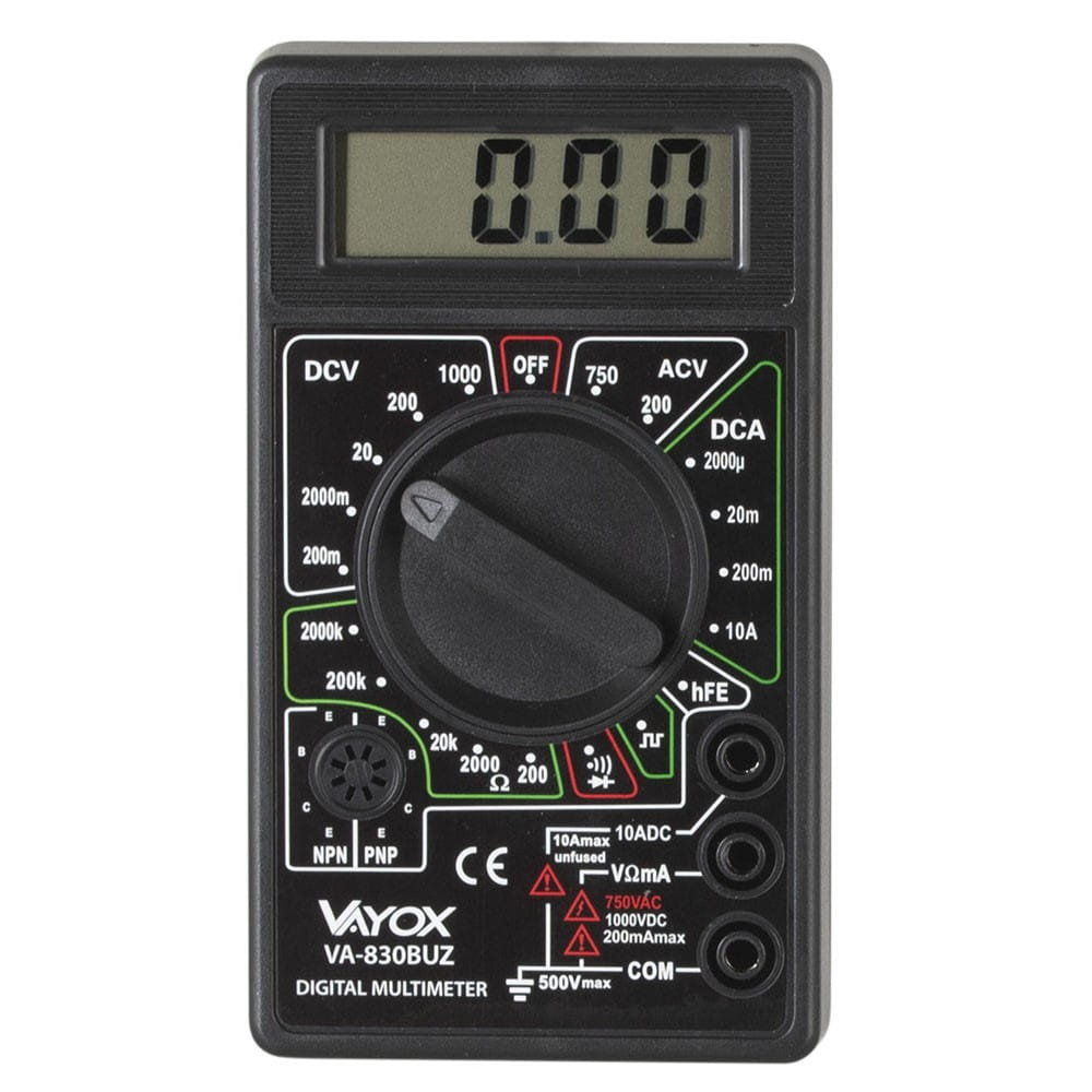 Miernik uniwersalny z buzzerem Vayox VA-830BUZ