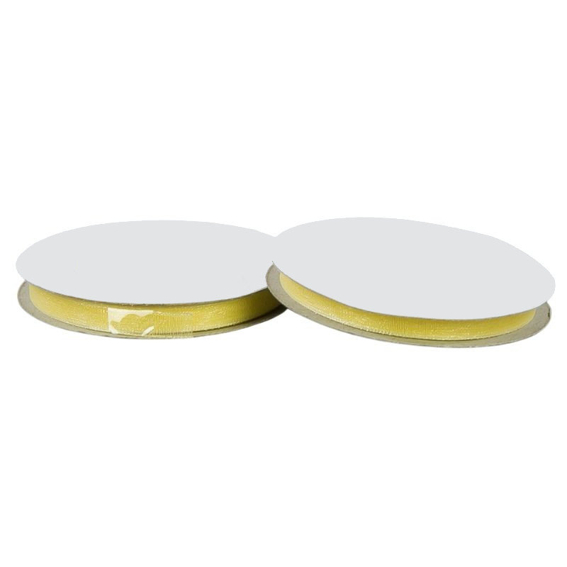Wstążka Organza Dekoracyjna Jasno Żółta 6Mm X 25Y