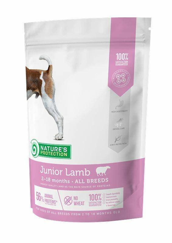 Natures Protection Pies 500G Junior Lamb, Karma Dla Psa