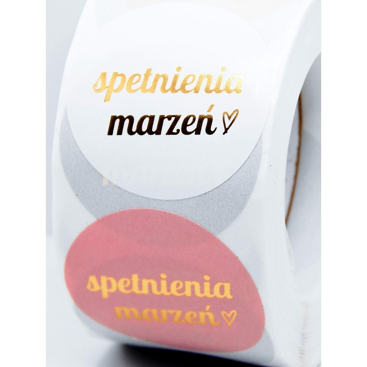 Naklejki Ozdobne 3,8 Cm Spełnienia Marzeń 500 Szt.