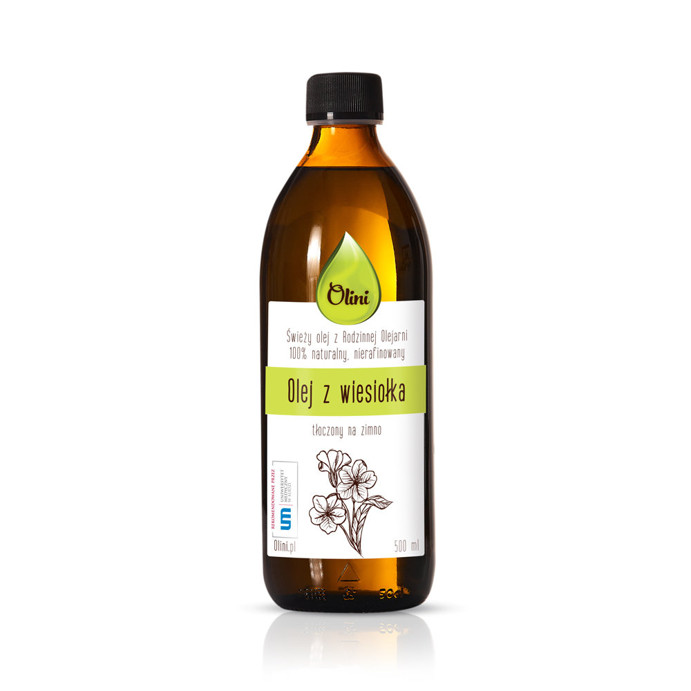 Olej z wiesiołka 500 ml Olini