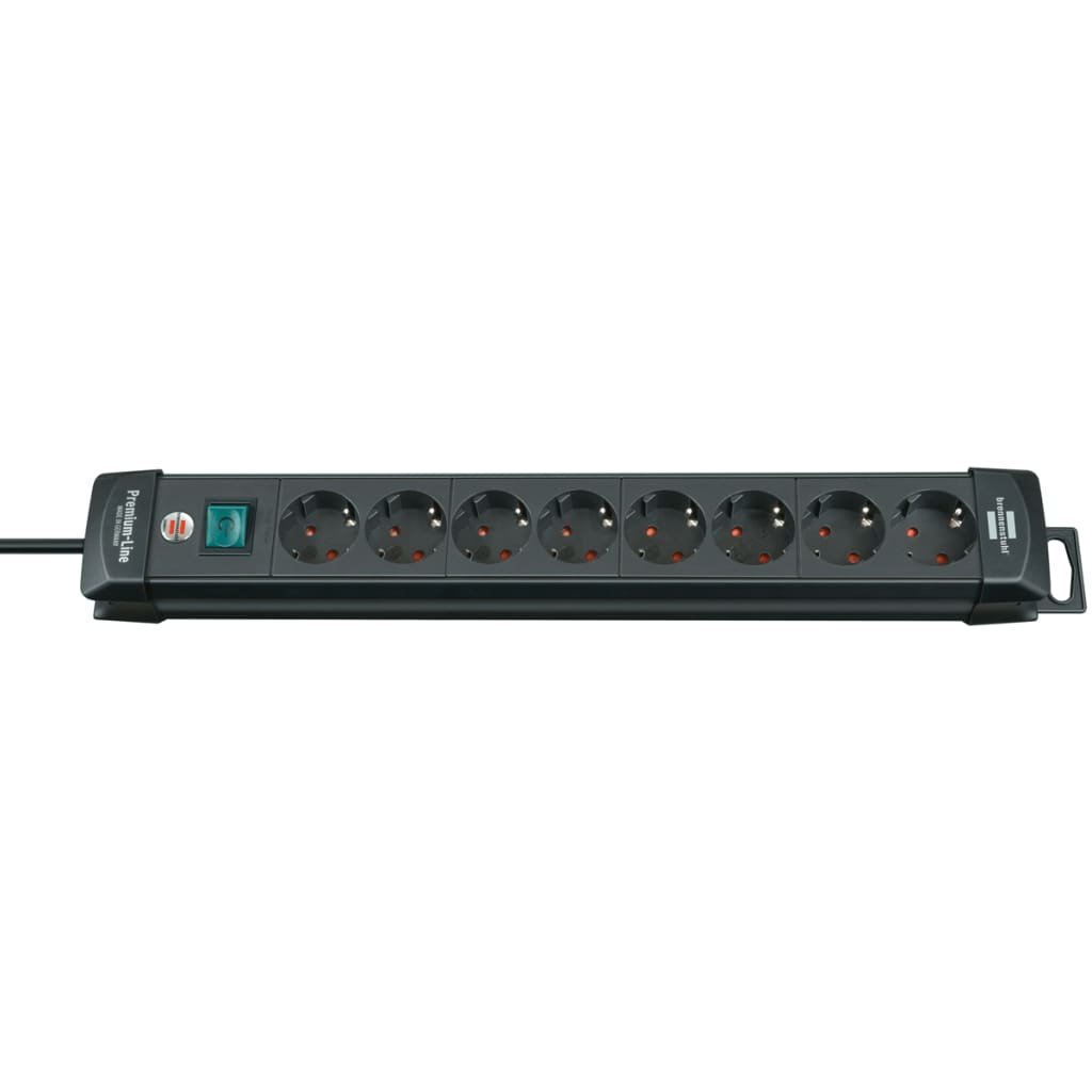 Brennenstuhl Listwa Premium 8 - czarna 1156110018