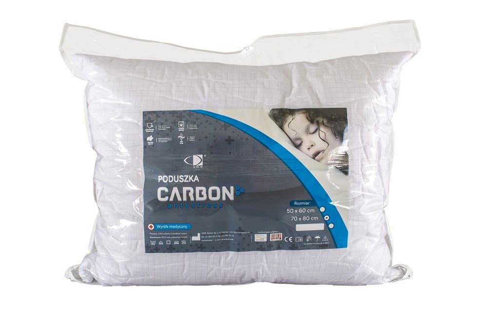 AMW NAWROT Sp.J. PODUSZKA CARBON ANTYSTRESS 40X40 CM Zakupy dla domu i biura! (62280185)