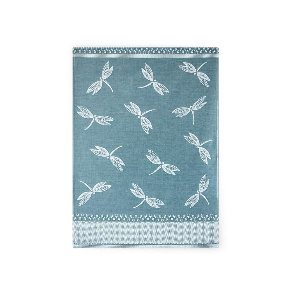 Ścierka kuchenna baw. egipska 50x70 | Ważki turkus