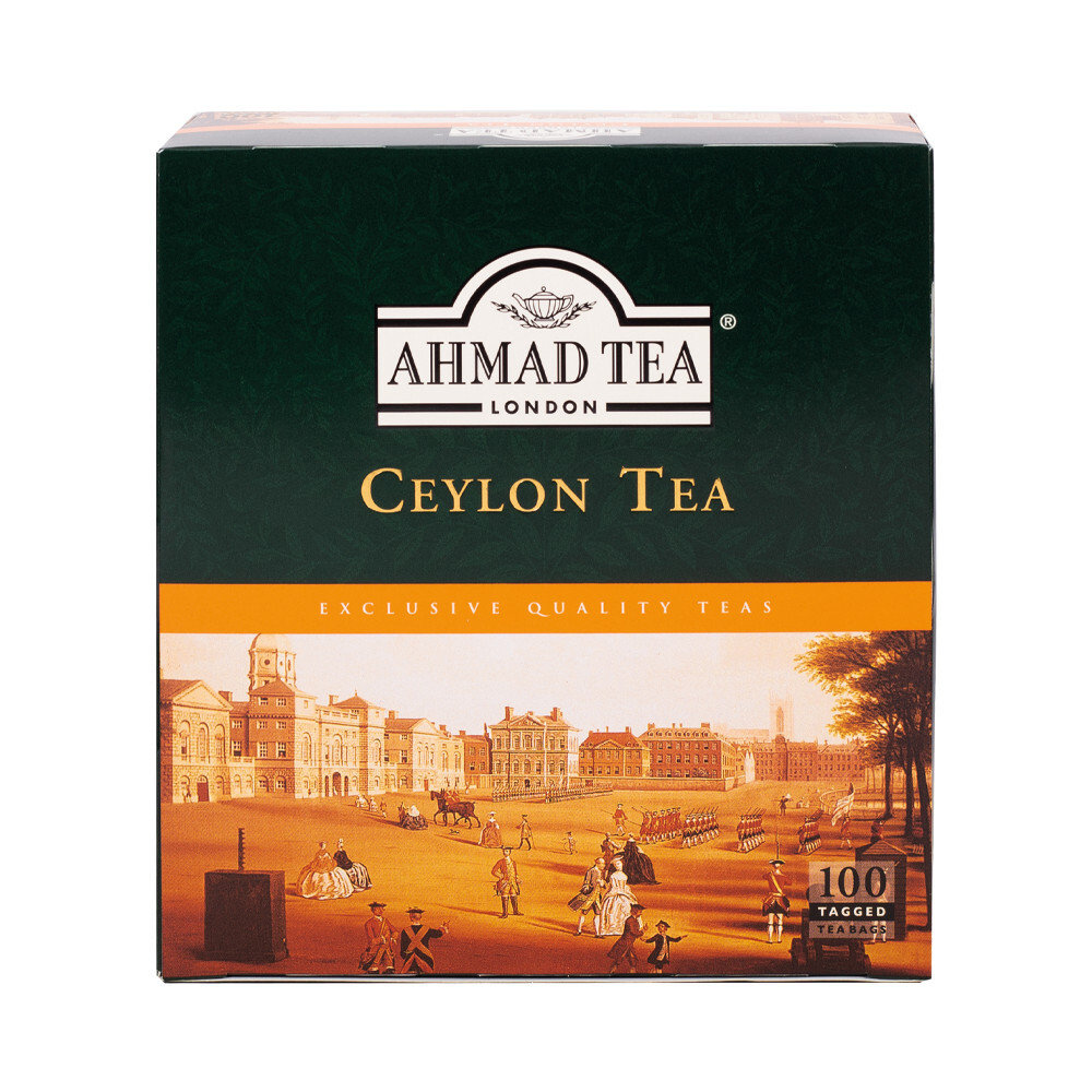 Ahmad Tea Ceylon herbata czarna 100 torebek z zawieszką