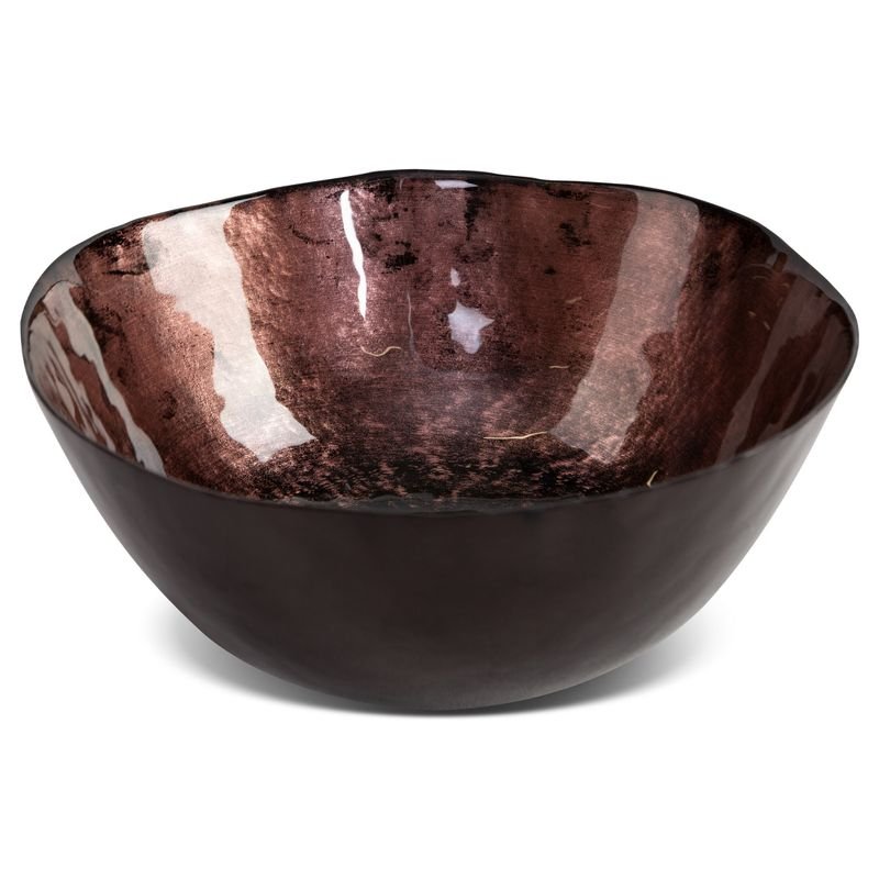 EUROFIRANY Misa ceramiczna 28 cm brązowa