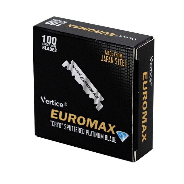 EUROMAX 100 jednostronne ostrza do golenia CRYO SPUTTERED, 50 g