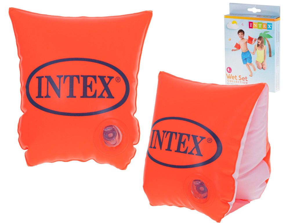 INTEX Motylki rękawki dmuchane do pływania pomarańczowe 2-5 lat