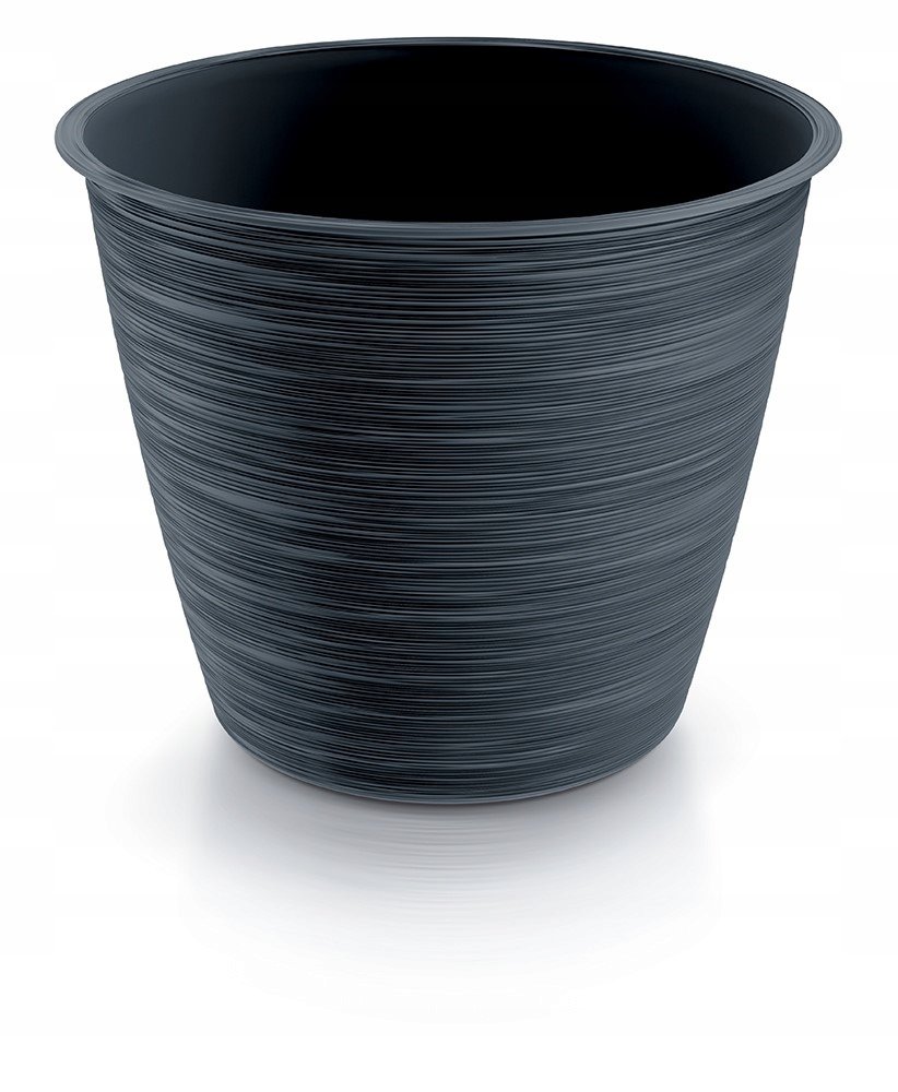 Doniczka Okragła Plastikowa Antracyt 20 Cm Furu