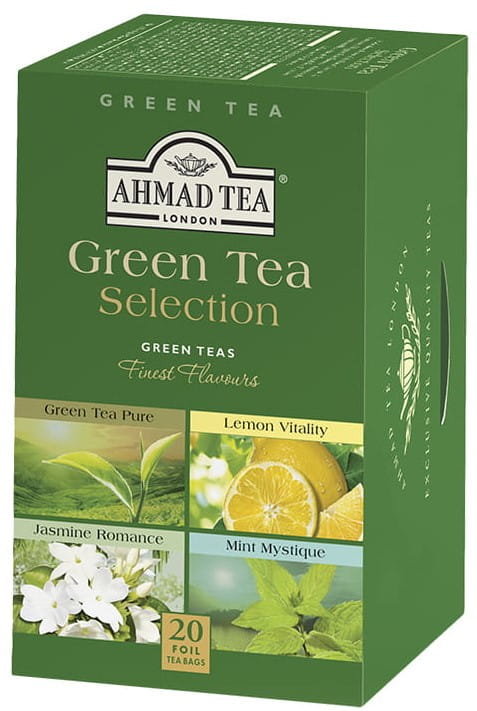 Ahmad Tea Selection Green Teas Mix Smaków Herbat Zielonych 4 X 5 Torebek Aluminiowych