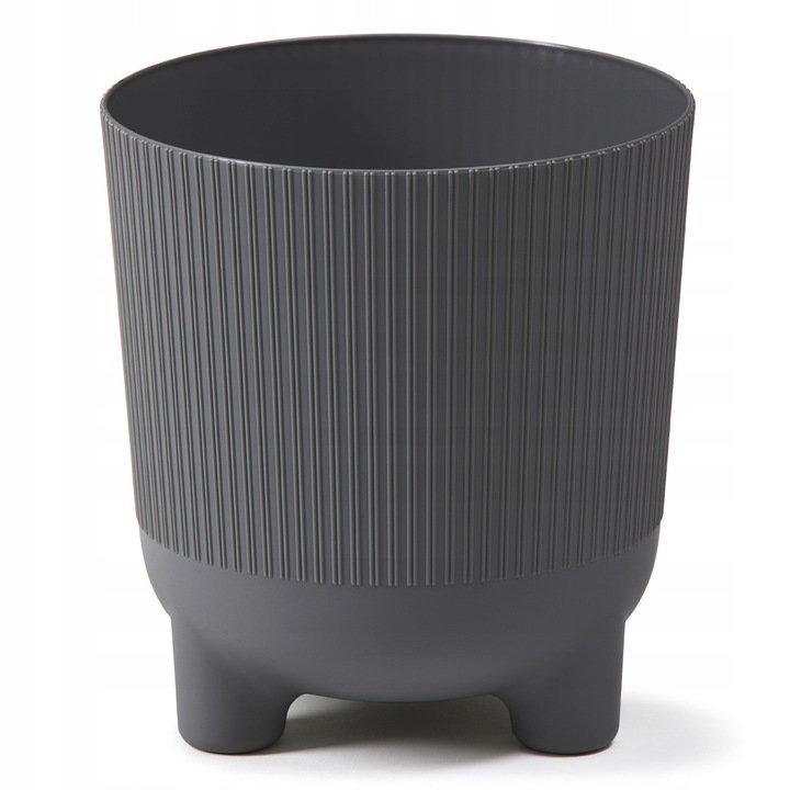 Osłonka doniczki Aria Jumper 18cm antracytowa Lamela