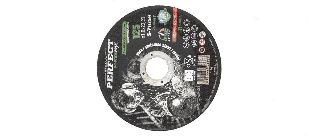 Stalco Tarcza Metal Płaska 125X1,0 Perfect Powermax S-71658