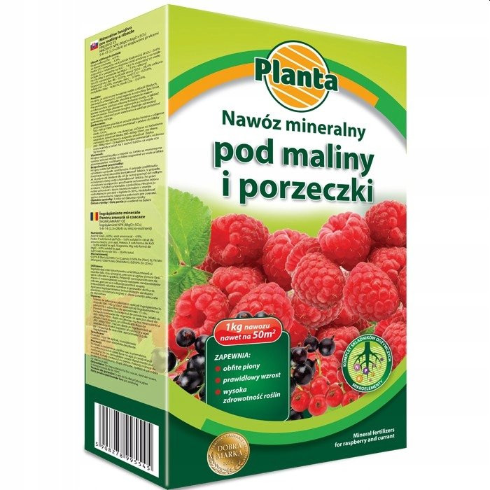 Nawóz Planta 1Kg Pod Maliny I Porzeczki /5 Promo +100G