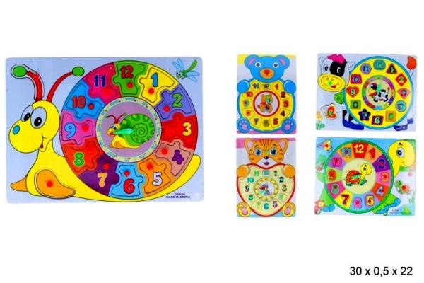 GAZELO UKŁADANKA DREWNIANA Z PINEZKAMI POZNAJEMY ZWIERZĘTA ŚWIATA 6 WZORÓW Z5681