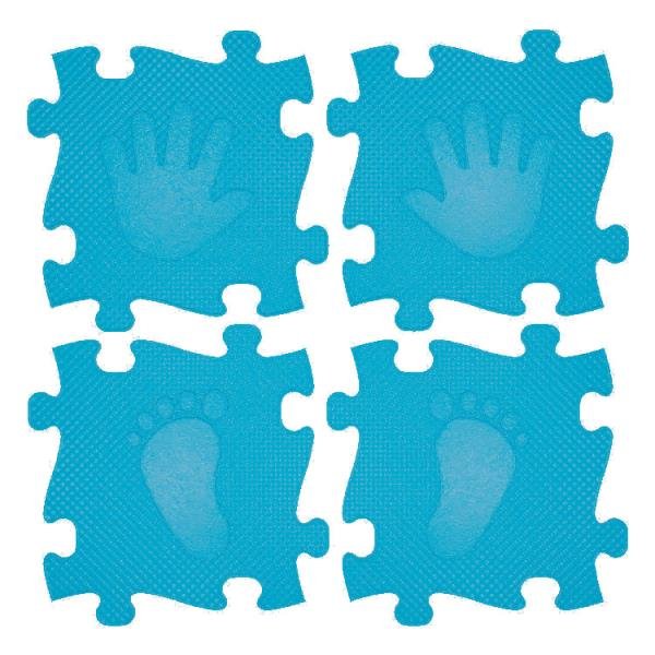 Promo Mata Podłogowa 16 Elementów Magic Set Niebieska Mfk-044-1