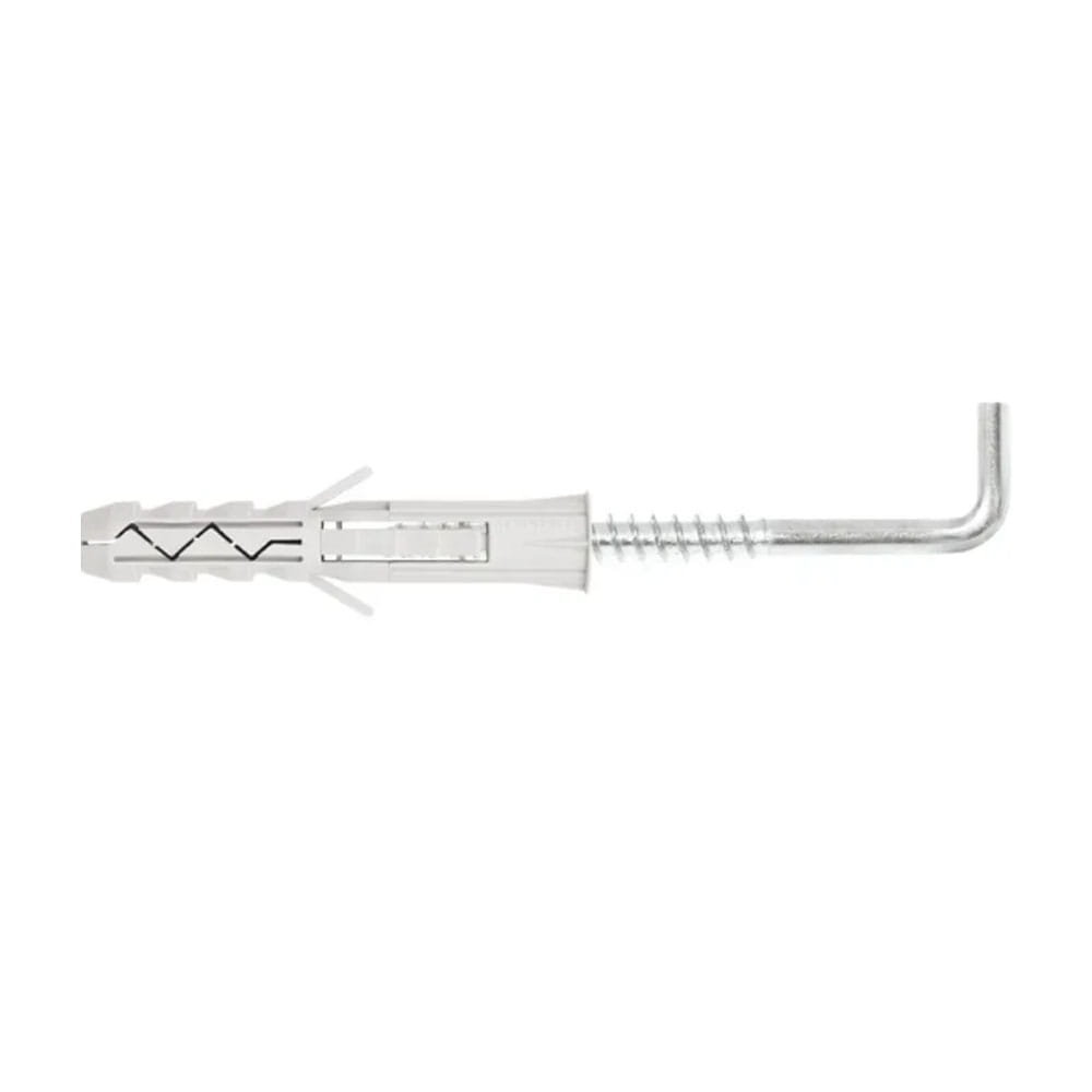 WKRĘT-MET Kołek rozporowy z hakiem prostym 6 mm x 30 mm