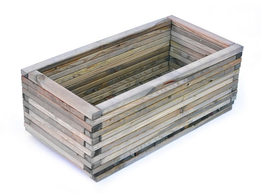 WOOD Kwietnik ozdobny drewniany ogrodowy duży