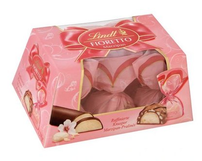 Lindt, praliny Fioretto z nadzieniem marcepanowym, 138 g