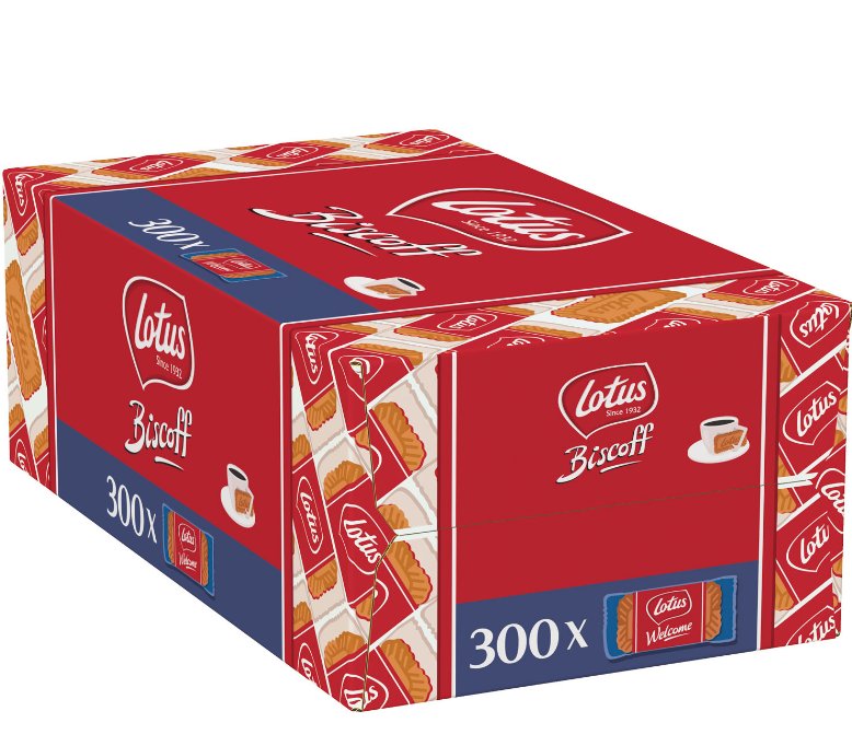 Lotus, herbatniki o smaku karmelowym, 300 sztuk