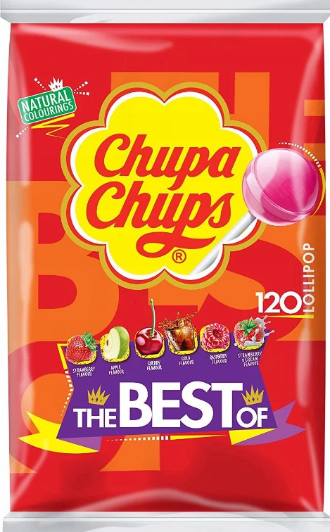 CHUPA CHUPS BEST OF TORBA 120X12G