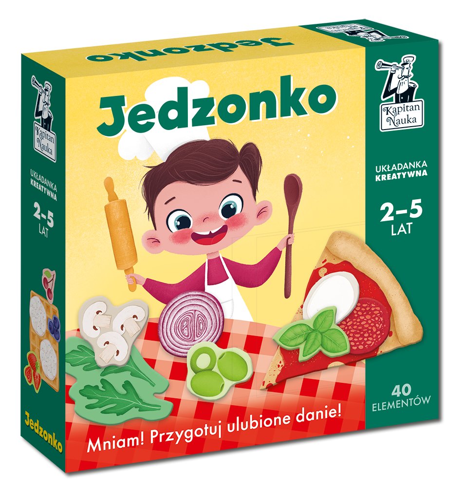 Jedzonko Układanka kreatywna 2-5 lat. Kapitan Nauka